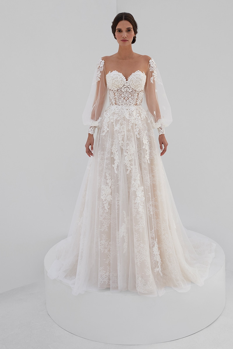 Style 20306 från Demetrios i ballgown stil brudklänning