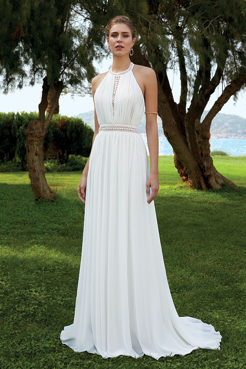 Style – DR328 från Demetrios i a-line stil brudklänning