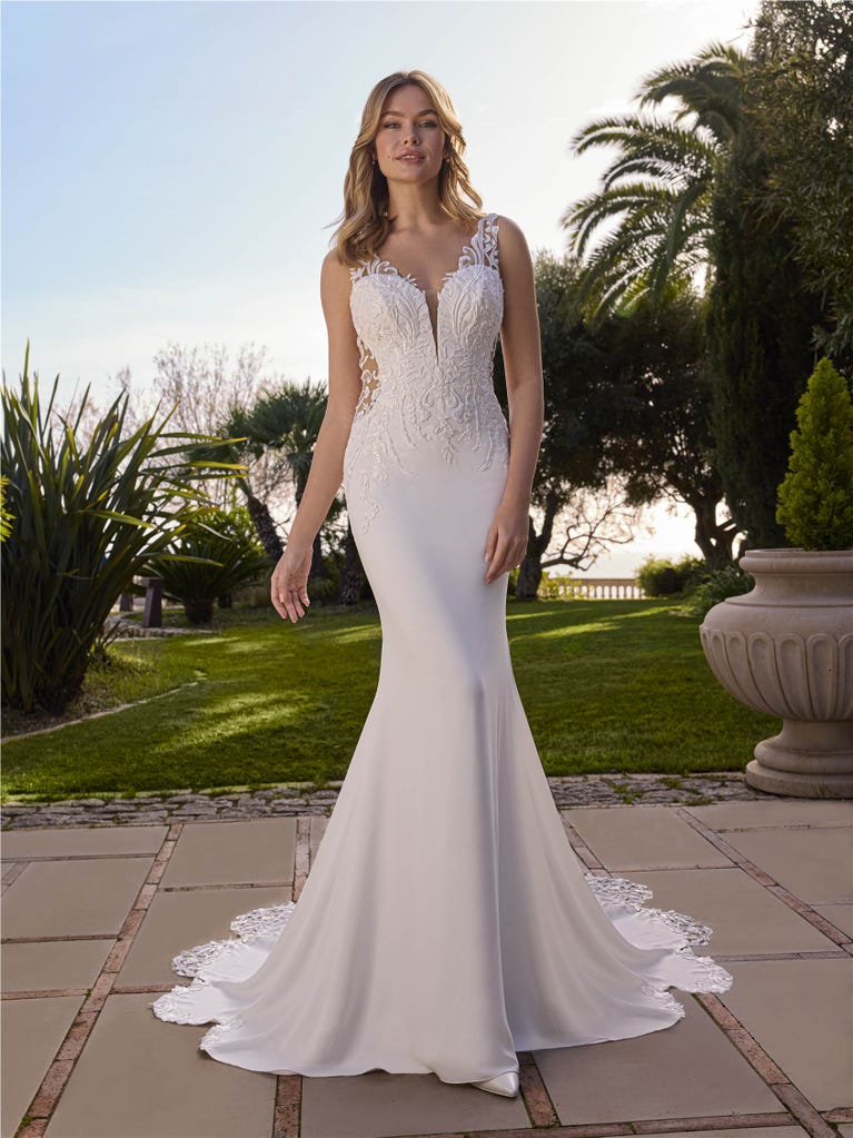 SUNSATIA från Ladybird i Mermaid stil brudklänning